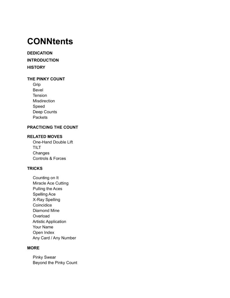 Pinky Count Preorder